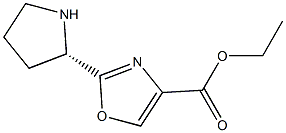 (S)-2-PYRROLIDIN-2-YL-OXAZOLE-4-CARBOXYLIC ACID ETHYL ESTER Struktur