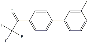 4'-(3-METHYLPHENYL)-2,2,2-TRIFLUOROACETOPHENONE Struktur