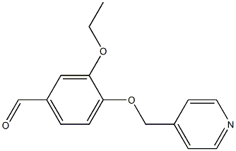 3-ETHOXY-4-(PYRIDIN-4-YLMETHOXY)BENZALDEHYDE Struktur