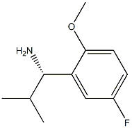 (1S)-1-(5-FLUORO-2-METHOXYPHENYL)-2-METHYLPROPYLAMINE Struktur