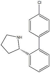 (2S)-2-[2-(4-CHLOROPHENYL)PHENYL]PYRROLIDINE Struktur