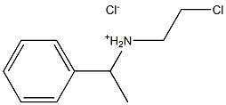 (2-CHLOROETHYL)(1-PHENYLETHYL)AMMONIUM CHLORIDE Struktur