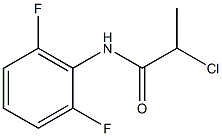 2-CHLORO-N-(2,6-DIFLUOROPHENYL)PROPANAMIDE Struktur