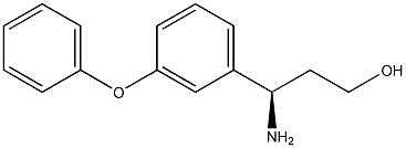 (R)-3-AMINO-3-(3-PHENOXY-PHENYL)-PROPAN-1-OL Struktur