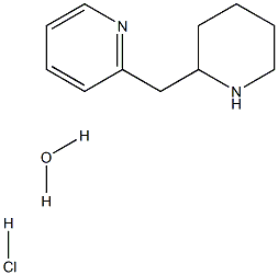 2-(2-PIPERIDINYLMETHYL)PYRIDINE MONOHYDRATE HYDROCHLORIDE Struktur