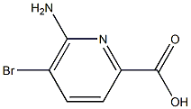 6-AMINO-5-BROMOPYRIDINE-2-CARBOXYLIC ACID Struktur