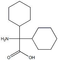 2-AMINO-2,2-DICYCLOHEXYLACETIC ACID Struktur