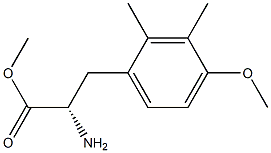 METHYL (2S)-2-AMINO-3-(4-METHOXY-2,3-DIMETHYLPHENYL)PROPANOATE Struktur