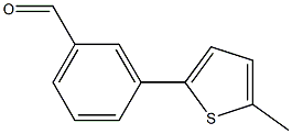 3-(5-METHYL-2-THIENYL)BENZALDEHYDE Struktur