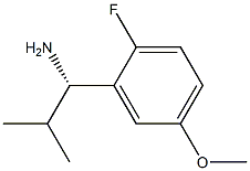 (1S)-1-(2-FLUORO-5-METHOXYPHENYL)-2-METHYLPROPYLAMINE Struktur