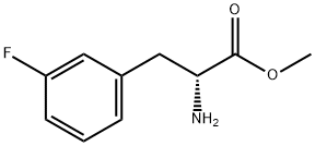 METHYL (2R)-2-AMINO-3-(3-FLUOROPHENYL)PROPANOATE Struktur