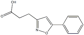 3-(5-PHENYLISOXAZOL-3-YL)PROPANOIC ACID Struktur