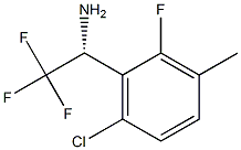 (1R)-1-(6-CHLORO-2-FLUORO-3-METHYLPHENYL)-2,2,2-TRIFLUOROETHYLAMINE Struktur