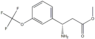 METHYL (3S)-3-AMINO-3-[3-(TRIFLUOROMETHOXY)PHENYL]PROPANOATE Struktur