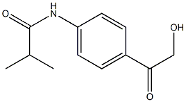 N-(4-GLYCOLOYLPHENYL)-2-METHYLPROPANAMIDE Struktur