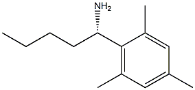 (1S)-1-(2,4,6-TRIMETHYLPHENYL)PENTYLAMINE Struktur