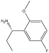 (1S)-1-(5-FLUORO-2-METHOXYPHENYL)PROPYLAMINE Struktur