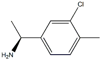 (1S)-1-(3-CHLORO-4-METHYLPHENYL)ETHYLAMINE Struktur