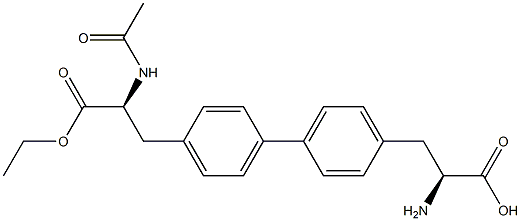 2-ACETAMIDO-3-(4-BIPHENYL)PROPIONIC ACID ETHYL ESTER Struktur