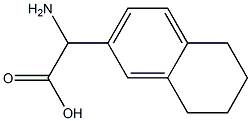 AMINO-(5,6,7,8-TETRAHYDRONAPHTHALEN-2-YL)-ACETIC ACID Struktur