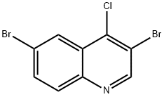 4-CHLORO-3,6-DIBROMOQUINOLINE Struktur