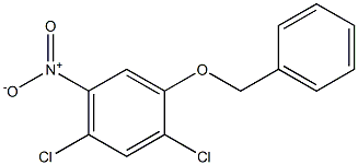 BENZYL 2,4-DICHLORO-5-NITROPHENYL ETHER Struktur