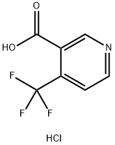 4-(TRIFLUOROMETHYL)NICOTINIC ACID HYDROCHLORIDE Struktur