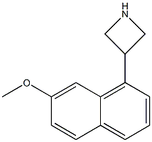 3-(7-METHOXY-NAPHTHALEN-1-YL)-AZETIDINE Struktur