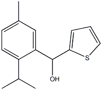 5-METHYL-2-THIENYL-(2-ISOPROPYLPHENYL)METHANOL Struktur