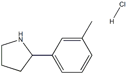 2-M-TOLYL-PYRROLIDINE, HYDROCHLORIDE Struktur