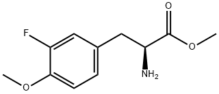 METHYL (2S)-2-AMINO-3-(3-FLUORO-4-METHOXYPHENYL)PROPANOATE Struktur