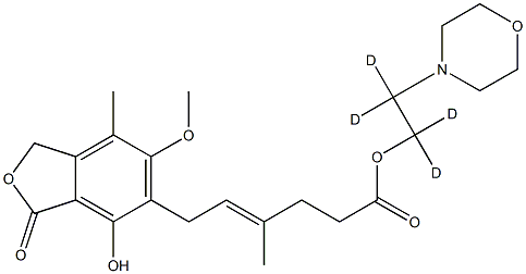 Mycophenolate Mofetil-d4 Struktur