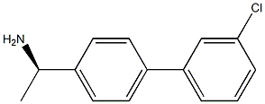 (1R)-1-[4-(3-CHLOROPHENYL)PHENYL]ETHYLAMINE Struktur