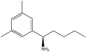 (1R)-1-(3,5-DIMETHYLPHENYL)PENTYLAMINE Struktur