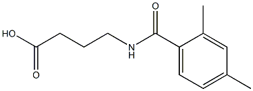 4-[(2,4-DIMETHYLBENZOYL)AMINO]BUTANOIC ACID Struktur