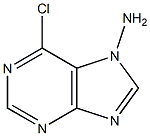 6-CHLORO-PURIN-7-YLAMINE Struktur