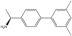 (1S)-1-[4-(3,5-DIMETHYLPHENYL)PHENYL]ETHYLAMINE Struktur