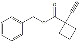 1-ETHYNYL-CYCLOBUTANECARBOXYLIC ACID BENZYL ESTER Struktur