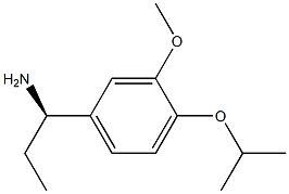 (1R)-1-[3-METHOXY-4-(METHYLETHOXY)PHENYL]PROPYLAMINE Struktur