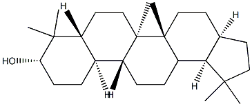 (3AR,5AR,5BR,7AR,9S,11AR,11BR,13BR)-3A,5A,5B,8,8,1 1A-HEXAMETHYL-ICOSAHYDRO-CYCLOPENTA[A]CHRYSEN-9-OL Struktur