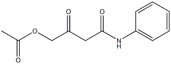 4-ACETOXY ACETOACETYL ANILINE Struktur