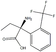 (2S)-2-AMINO-2-[2-(TRIFLUOROMETHYL)PHENYL]BUTANOIC ACID Struktur