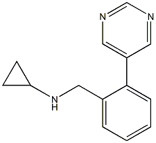 (1S)CYCLOPROPYL(2-PYRIMIDIN-5-YLPHENYL)METHYLAMINE Struktur