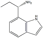 (1S)-1-INDOL-7-YLPROPYLAMINE Struktur