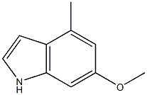 6-METHOXY-4-METHYL INDOLE Struktur