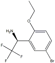 (1S)-1-(5-BROMO-2-ETHOXYPHENYL)-2,2,2-TRIFLUOROETHYLAMINE Struktur