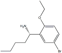 (1S)-1-(5-BROMO-2-ETHOXYPHENYL)PENTYLAMINE Struktur