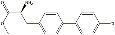 METHYL (2S)-2-AMINO-3-[4-(4-CHLOROPHENYL)PHENYL]PROPANOATE Struktur