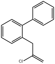 2-CHLORO-3-(2-BIPHENYL)-1-PROPENE Struktur