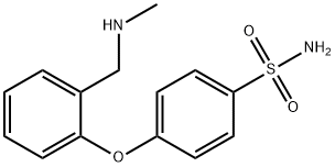 4-(2-METHYLAMINOMETHYL-PHENOXY)-BENZENESULFONAMIDE Struktur